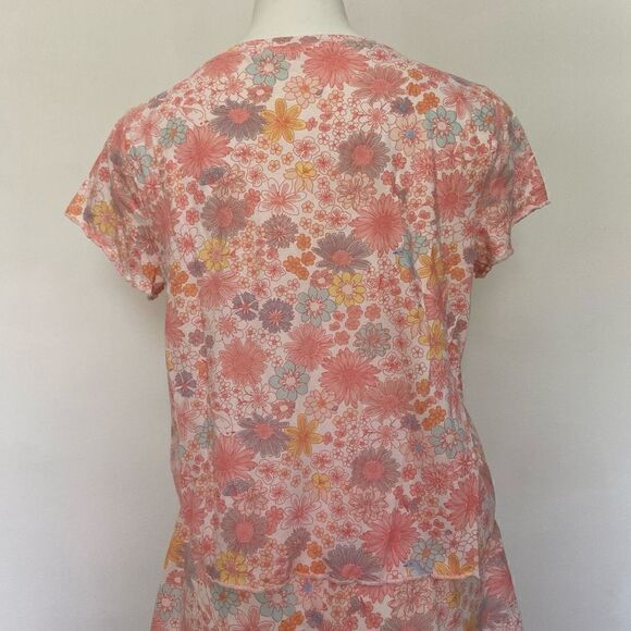 Lauren Conrad Pajama Short set Floral Vintage Daisy - Picture 11 of 11